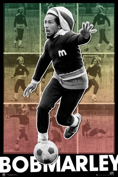 plakat BOB MARLEY - FOOTBALL