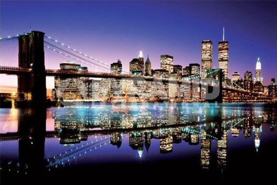 plakat BROOKLYN BRIDGE - COLOUR