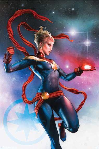 plakat CAPTAIN MARVEL - GALAXY