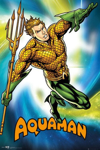 plakat DC COMICS - AQUAMAN