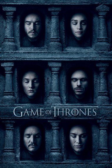 plakat GAME OF THRONES - HALL OF FACES