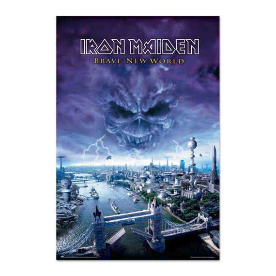 plakat IRON MAIDEN - BRAVE NEW WORLD