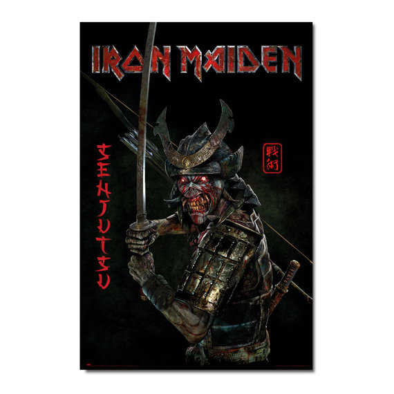 plakat IRON MAIDEN - SENJUTSU