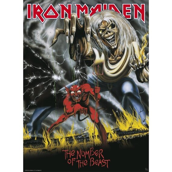 plakat IRON MAIDEN (zestaw 2 sztuk) - KILLERS / NUMBER OF THE BEAST