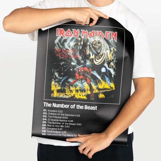 plakat IRON MAIDEN (zestaw 2 sztuk) - KILLERS / NUMBER OF THE BEAST