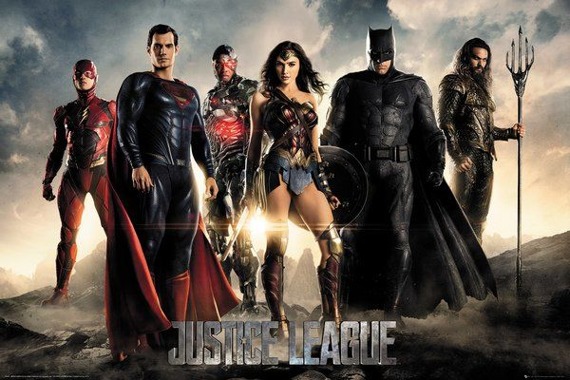 plakat JUSTICE LEAGUE - MOVIE CHARACTERS