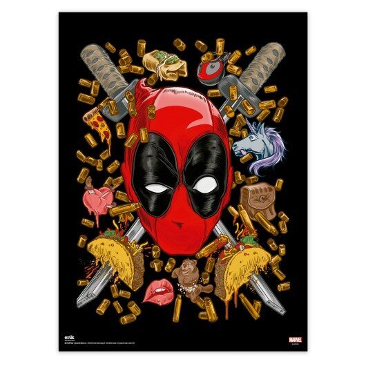 plakat MARVEL (zestaw 2 sztuk) - DEADPOOL