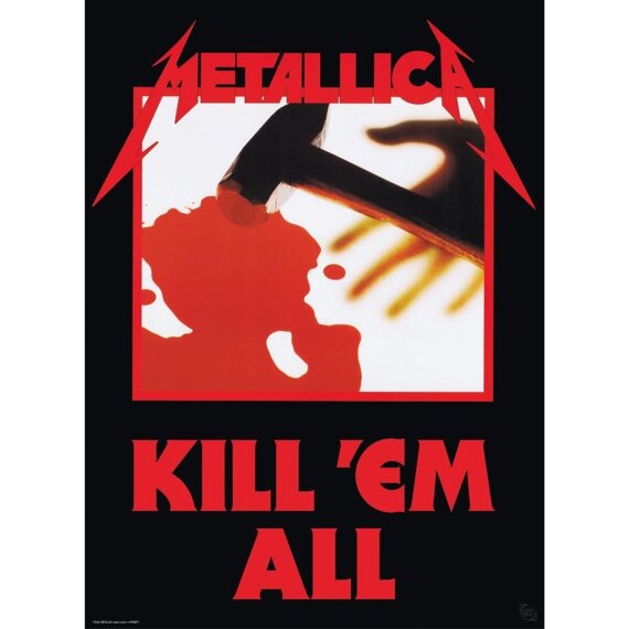 plakat METALLICA (zestaw 2 sztuk) - KILL'EM ALL/FIRE GUY