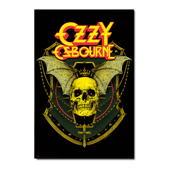 plakat OZZY OSBOURNE - SKULL