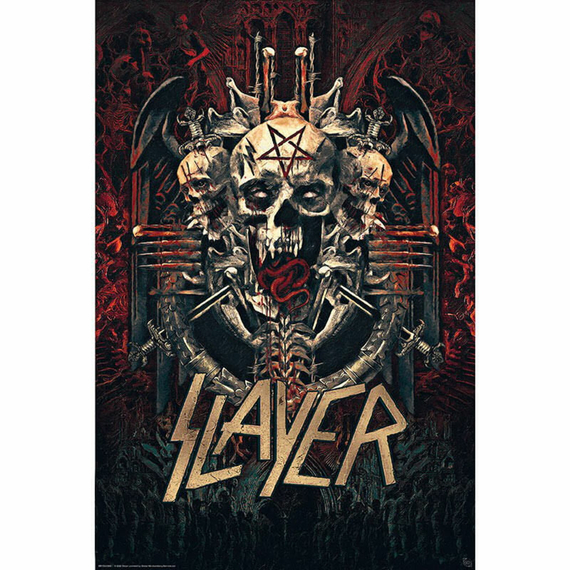 plakat SLAYER - SKULLAGRAMM