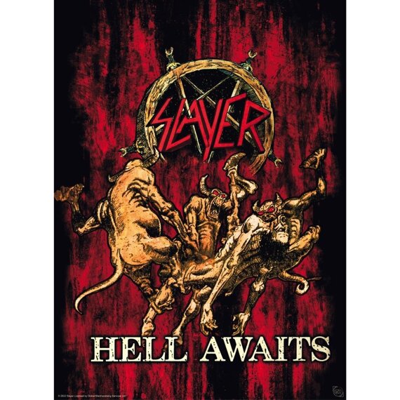 plakat SLAYER (zestaw 2 sztuk) - REIGN IN BLOOD / HELL AWAITS