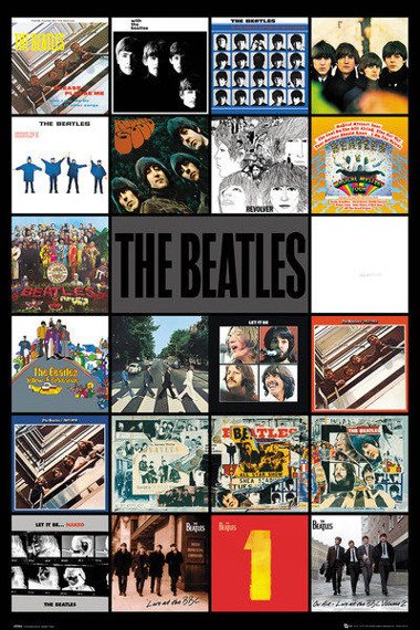 plakat THE BEATLES - ALBUMS