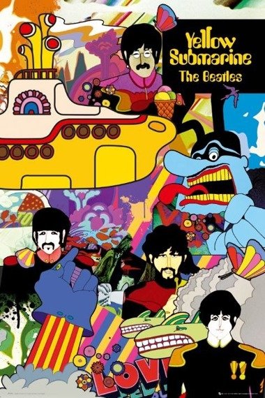 plakat THE BEATLES - YELLOW SUBMARINE