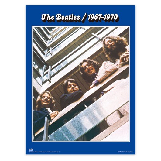 plakat THE BEATLES (zestaw 2 sztuk) - 1962 -1966 / 1967-1970