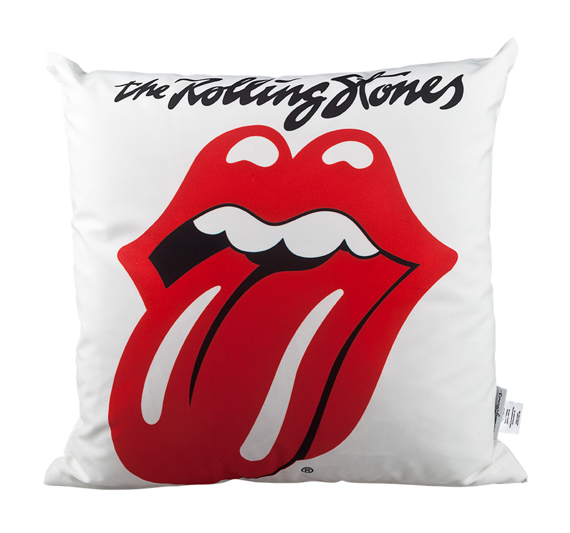 poduszka ROLLING STONES - TONGUE WHITE(45*45 cm)