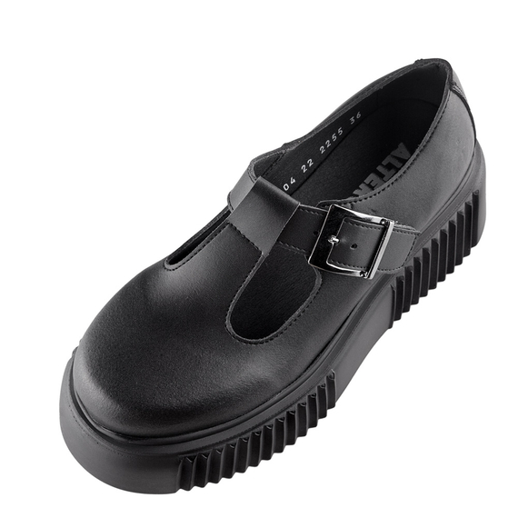 półbuty damskie ALTERCORE czarne (DONNA VEGAN BLACK)