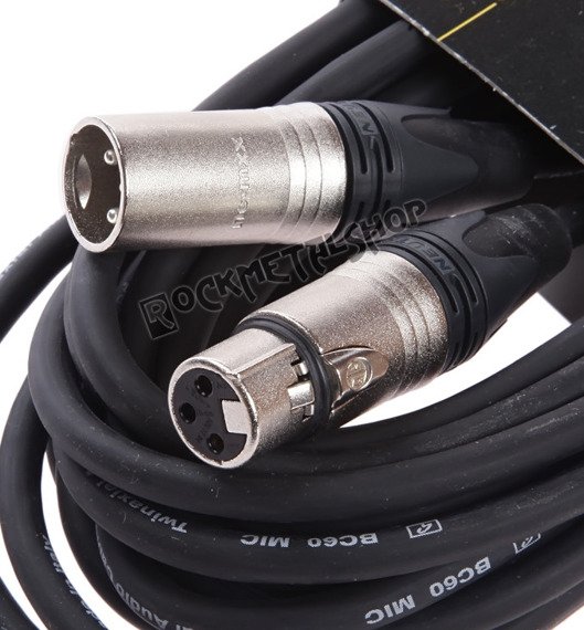 przewód mikrofonowy BOSTON N-SERIES NEUTRIK: XLR żeński -  XLR męski / 10m