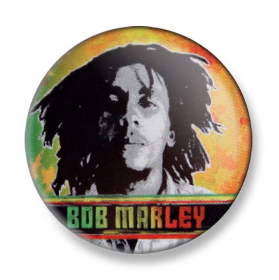 przypinka BOB MARLEY Ø32mm