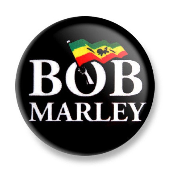 przypinka BOB MARLEY Ø32mm