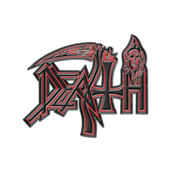 przypinka DEATH - HUMAN LOGO