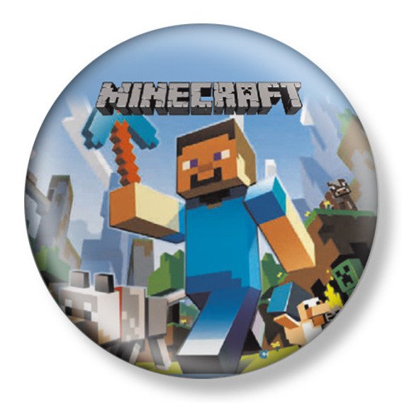 przypinka MINECRAFT Ø38mm