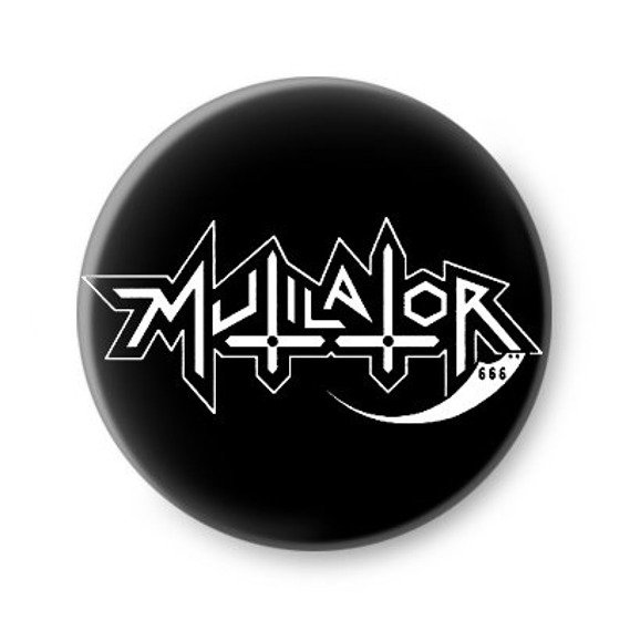 przypinka MUTILATOR - LOGO