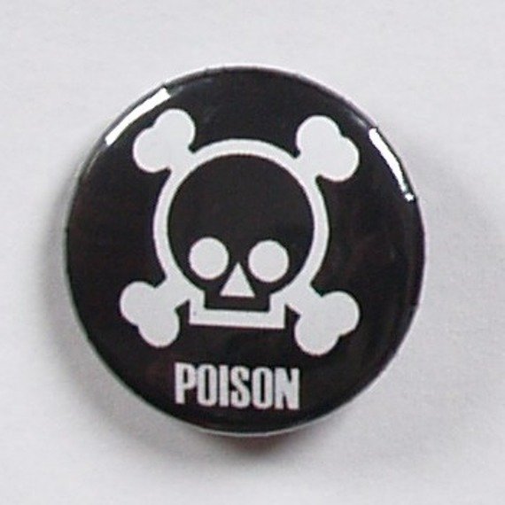 przypinka POISON