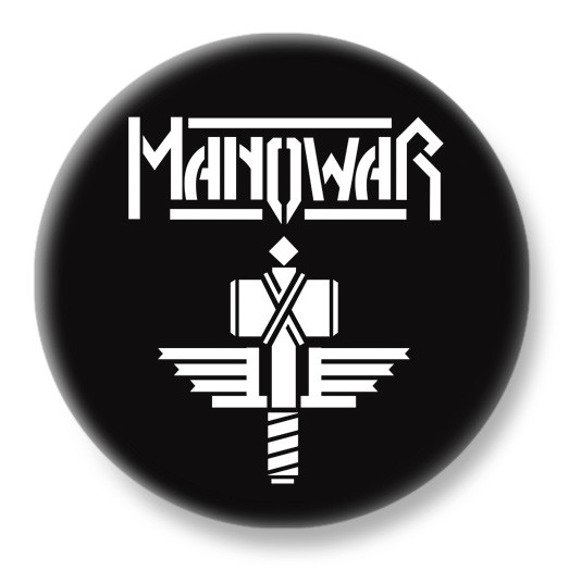 przypinka duża MANOWAR - HAMMER