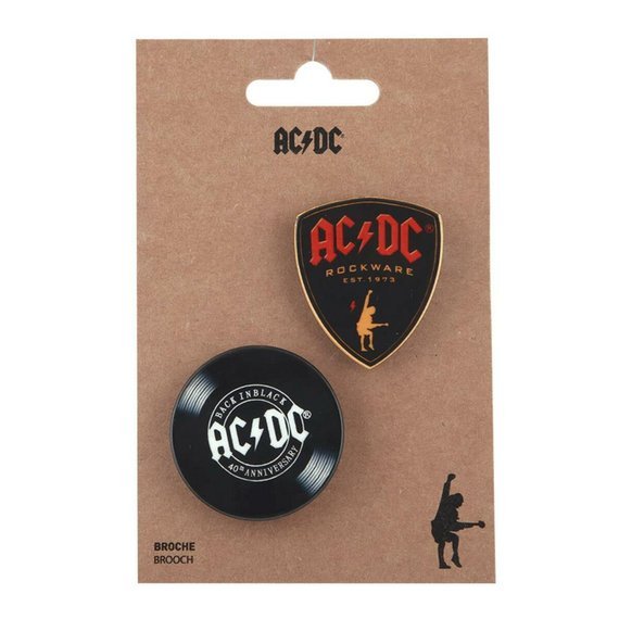 przypinki AC/DC - BACK IN BLACK......