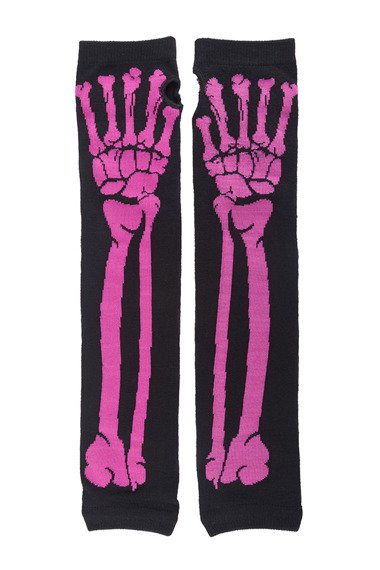 rękawiczki POIZEN INDUSTRIES - BONE BLACK/PINK