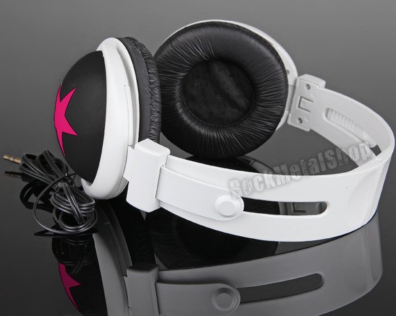 słuchawki HEADPHONE STAR PINK/BLACK 