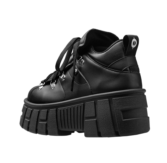 sneakersy ALTERCORE czarne (LOGAN VEGAN BLACK)