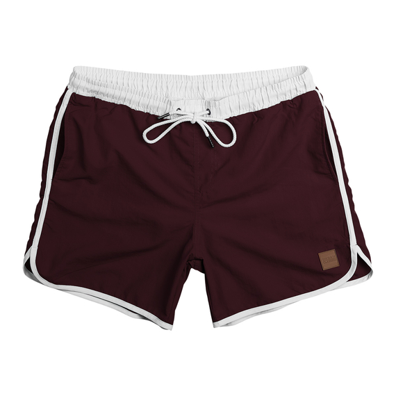 spodenki kąpielówki URBAN - RETRO MAROON