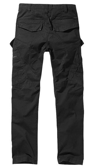 spodnie bojówki ADVEN TROUSERS SLIM FIT black