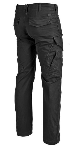 spodnie bojówki ADVEN TROUSERS SLIM FIT black