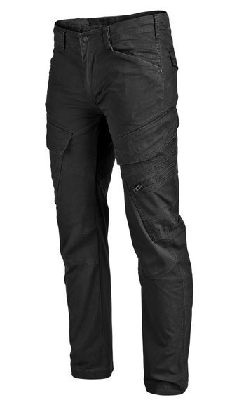 spodnie bojówki ADVEN TROUSERS SLIM FIT black