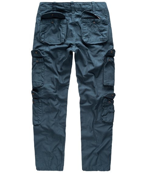 spodnie bojówki AIRBORNE VINTAGE TROUSERS SLIMMY NAVY