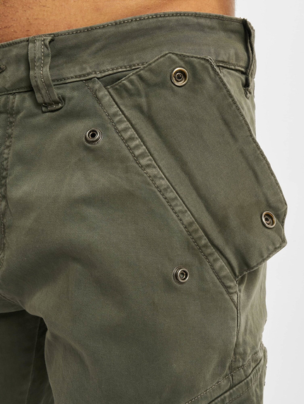 spodnie bojówki ALPHA INDUSTRIES - COMBAT PANT LW OLIV Slim Fit