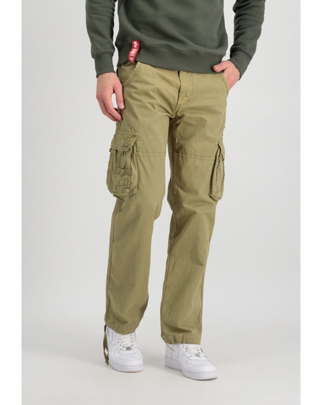 spodnie bojówki ALPHA INDUSTRIES - JET PANT LIGHT OLIV