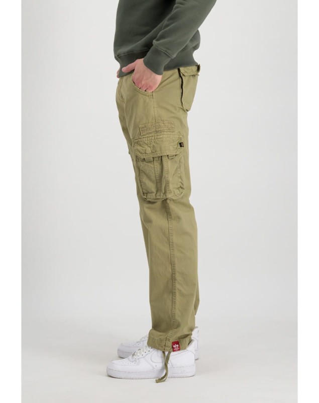 spodnie bojówki ALPHA INDUSTRIES - JET PANT LIGHT OLIV