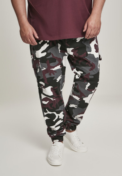 spodnie bojówki CAMO CARGO JOGGING PANTS 2.0 winecamo