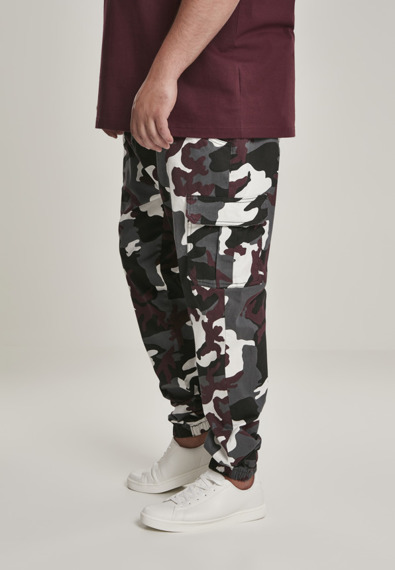 spodnie bojówki CAMO CARGO JOGGING PANTS 2.0 winecamo