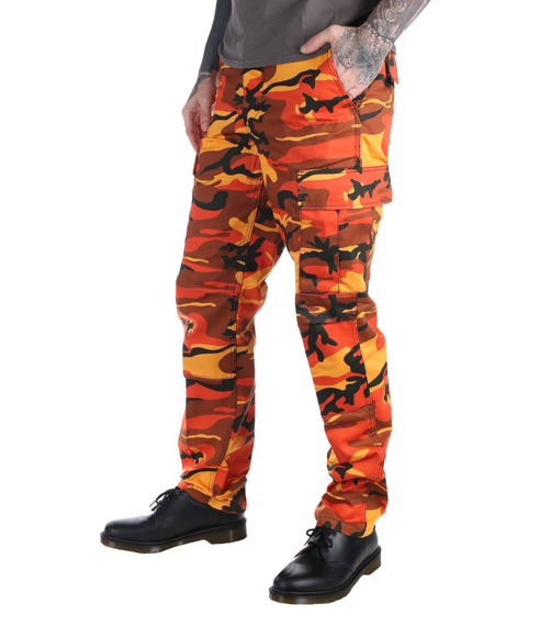 spodnie bojówki MMB US BDU HOSE ORANGE CAMO