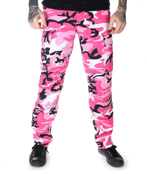 spodnie bojówki MMB US BDU HOSE PINK CAMO