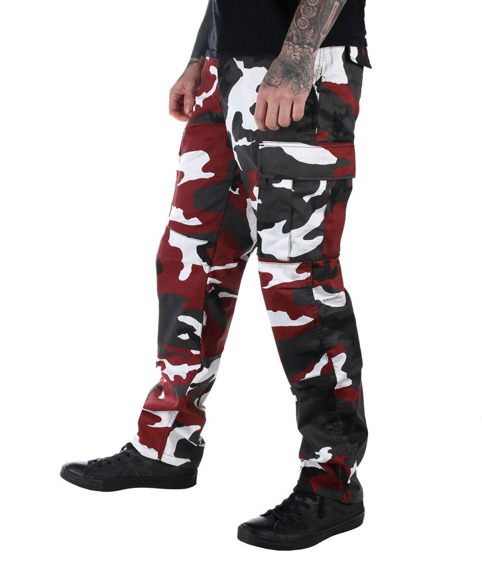 spodnie bojówki MMB US BDU HOSE RED CAMO