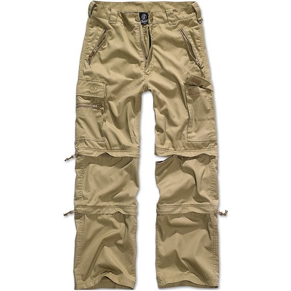 spodnie bojówki SAVANNAH RTROUSER CAMEL, odpinane