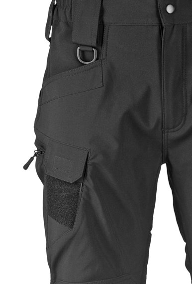 spodnie bojówki SOFTSHELL HOSE 'ASSAULT' BLACK