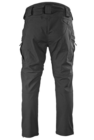 spodnie bojówki SOFTSHELL HOSE 'ASSAULT' BLACK