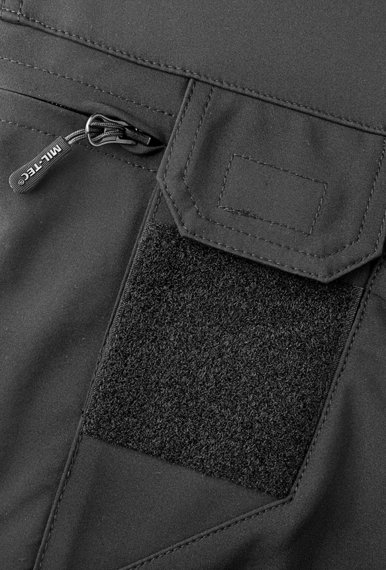 spodnie bojówki SOFTSHELL HOSE 'ASSAULT' BLACK