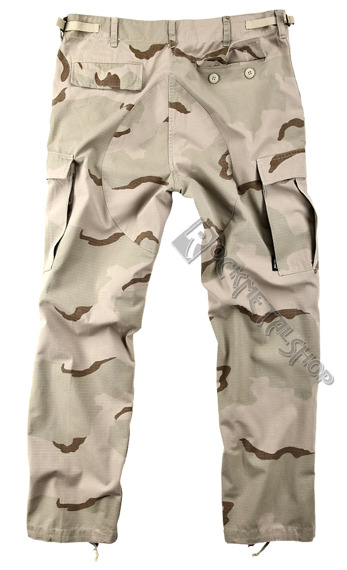 spodnie bojówki US FELDHOSE TYP BDU R/S CO PREWASH 3COL. Desert